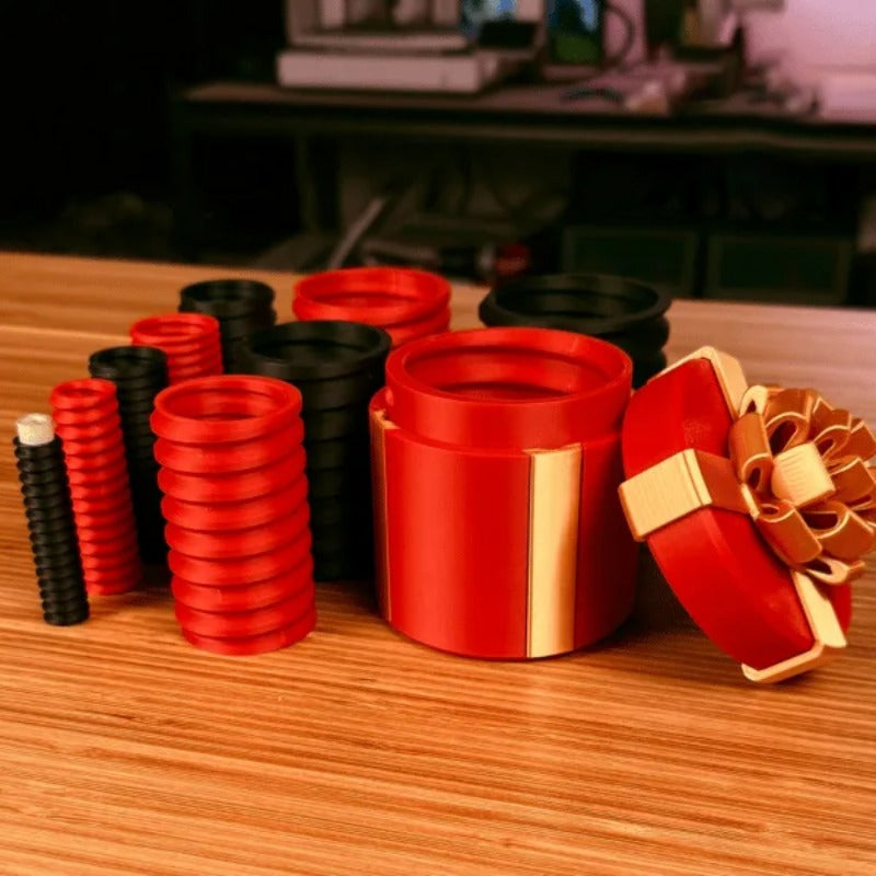 Boîte cadeau farce à 10 couches vissées