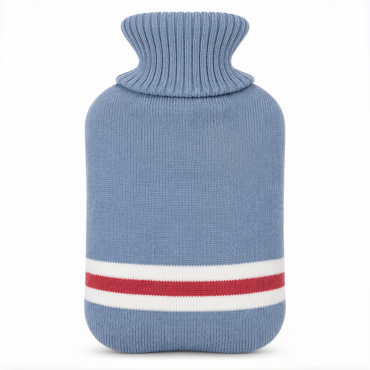Bouillotte 1 L avec housse tricotée à rayures – photo 7