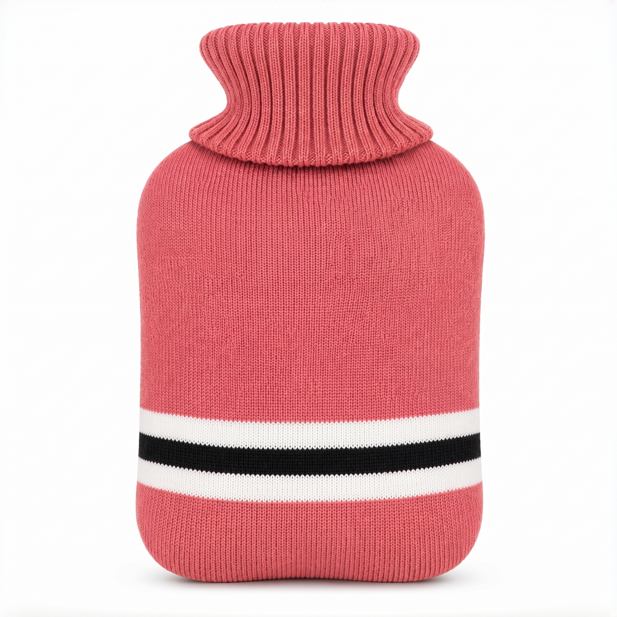 Bouillotte 1 L avec housse tricotée à rayures – photo 5