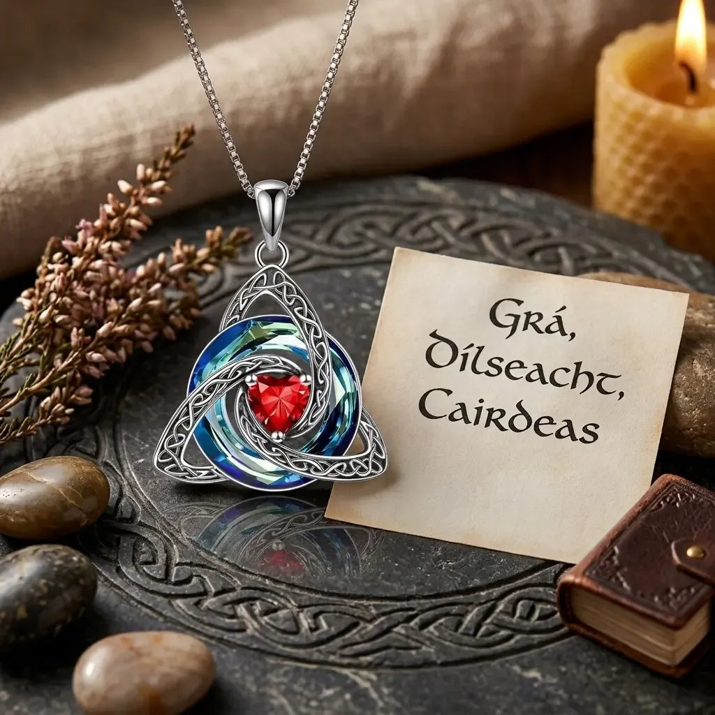 Collier nœud celtique avec pierre de naissance – photo 7