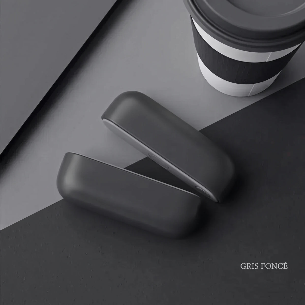 Chauffe-mains rechargeable USB-C – Gris foncé