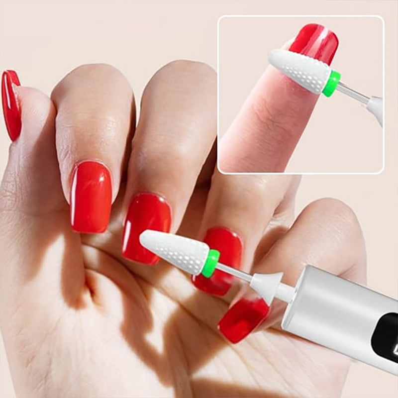 Ponceuse à ongles électrique rechargeable, écran LCD et lumière LED