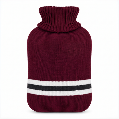 Bouillotte 1 L avec housse tricotée à rayures – photo 9
