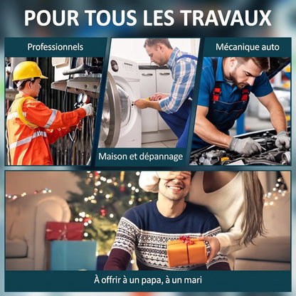 Pince à dénuder multifonction 16 en 1 avec détecteur de tension – Pour tous les travaux