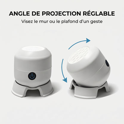 Veilleuse projecteur rotative – Océan, Coupe du monde, Flocons, Noël