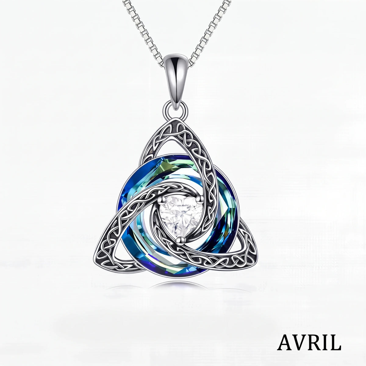 Collier nœud celtique avec pierre de naissance – photo 15