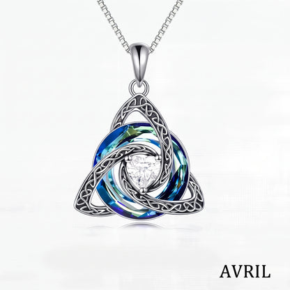 Collier nœud celtique avec pierre de naissance – photo 15