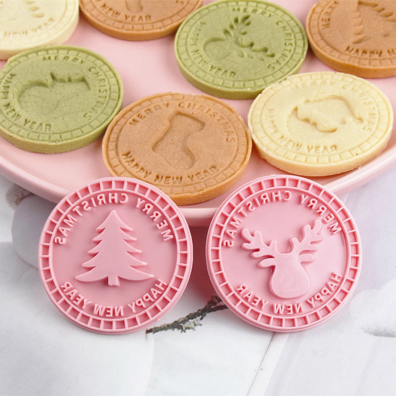 Emporte-pièces tampons de Noël pour biscuits en relief – photo 7