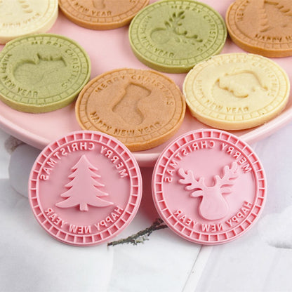Emporte-pièces tampons de Noël pour biscuits en relief – photo 7