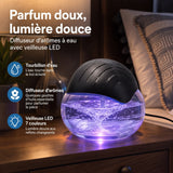 Diffuseur d’arômes à eau avec veilleuse LED 7 couleurs