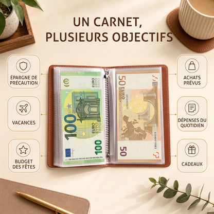 Carnet d'épargne A6 avec cadenas à code – Un carnet,