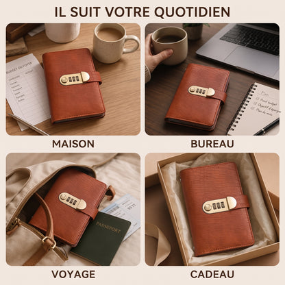 Carnet d'épargne A6 avec cadenas à code – Il suit votre quotidien