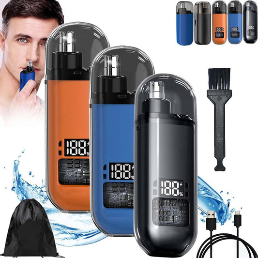 Tondeuse nez, oreilles et sourcils rechargeable USB-C, tête lavable