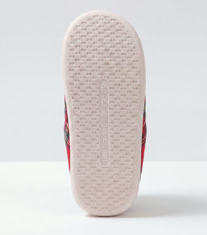 Chaussons nuage doublés, à enfiler, unis ou écossais