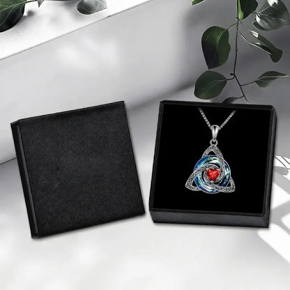 Collier nœud celtique avec pierre de naissance – photo 8