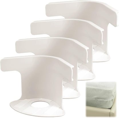 Pinces de coin pour drap-housse, antiglisse, lot de 4 ou 8