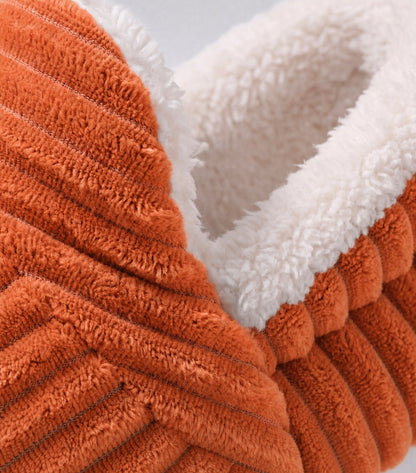 Chaussons nuage doublés, à enfiler, unis ou écossais