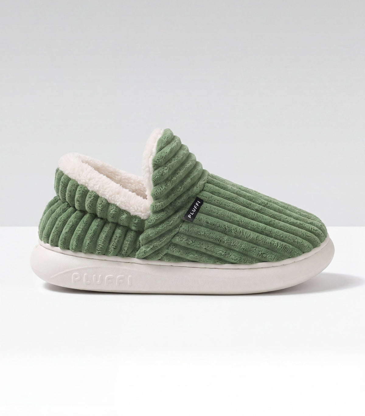 Chaussons nuage doublés, à enfiler, unis ou écossais