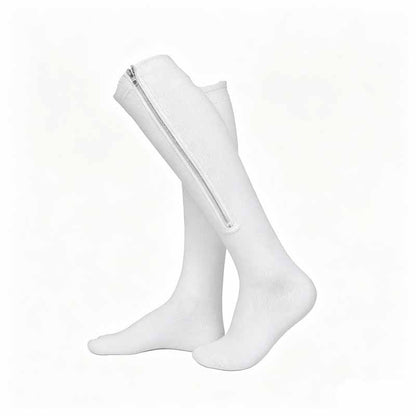 Chaussettes de compression à fermeture éclair, enfilage facile