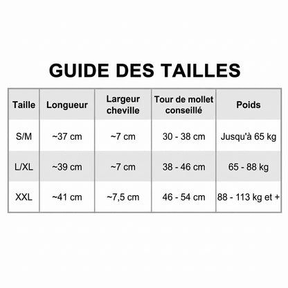 Chaussettes de compression à fermeture éclair, enfilage facile