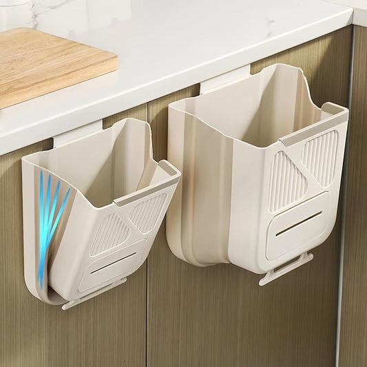 Poubelle pliable à suspendre pour porte de placard, 6 L ou 10 L