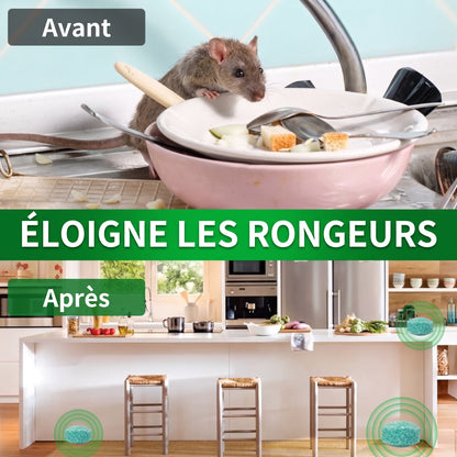 Répulsif souris à la menthe poivrée, boules parfumées