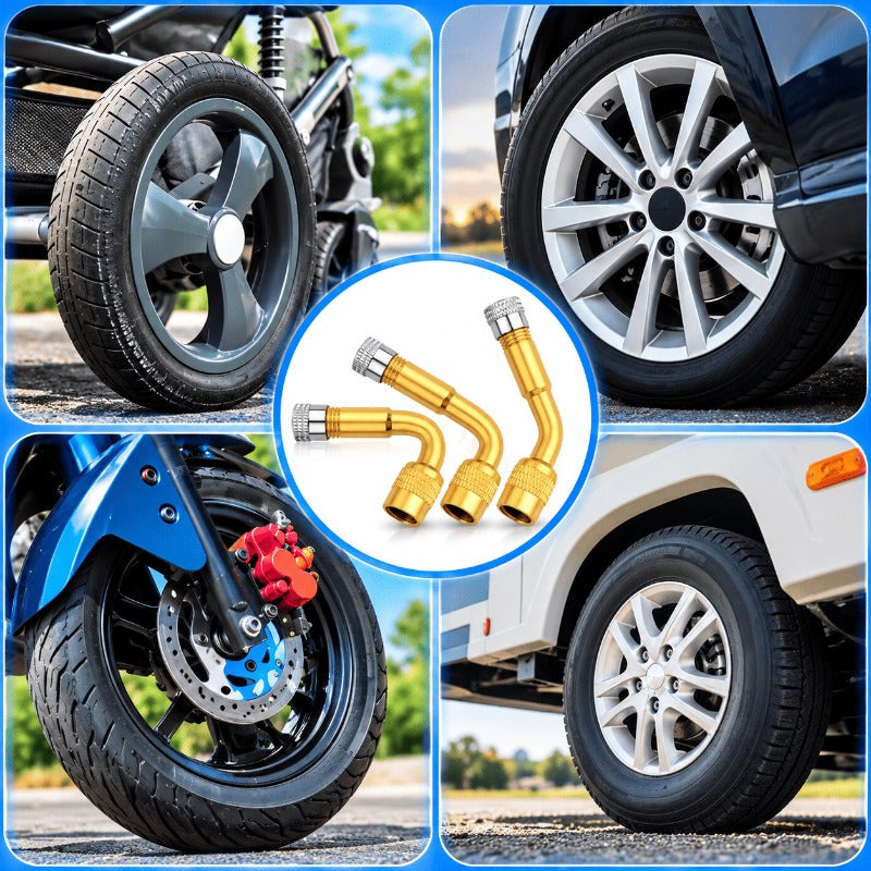 Rallonges de valve de pneu en laiton – photo 4