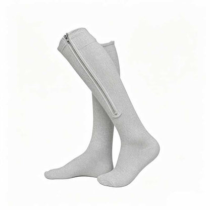 Chaussettes de compression à fermeture éclair, enfilage facile