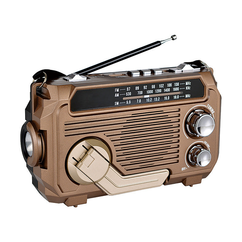 Radio solaire rétro AM/FM/SW à manivelle – photo 6
