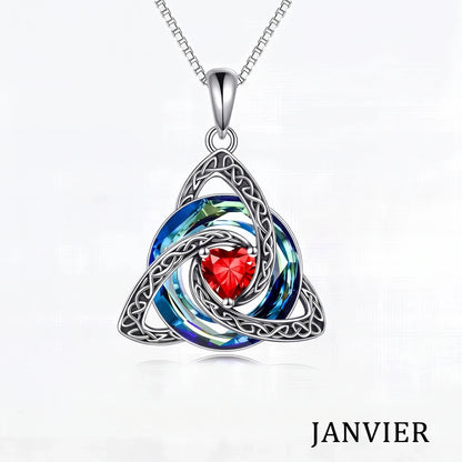 Collier nœud celtique avec pierre de naissance – photo 12