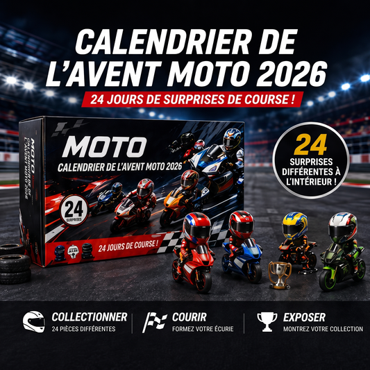 Calendrier de l’Avent moto : 24 surprises de course à collectionner