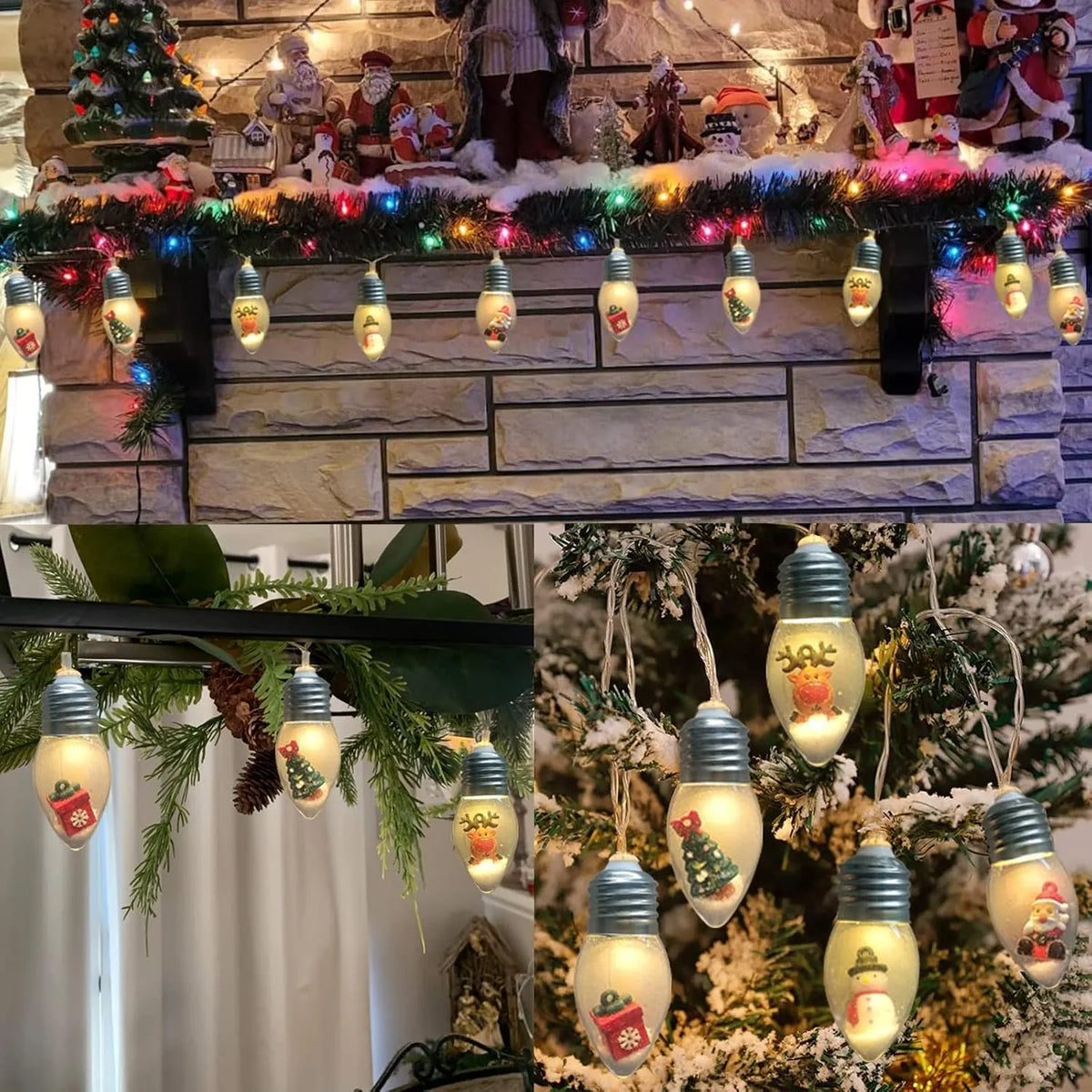 Guirlande lumineuse de Noël à piles – photo 9