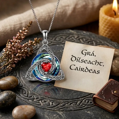 Collier nœud celtique avec pierre de naissance – photo 7