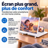 Loupe d'écran 3D incurvée pour smartphone, pliable