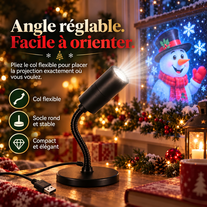 Projecteur de fenêtre de Noël USB – Angle réglable