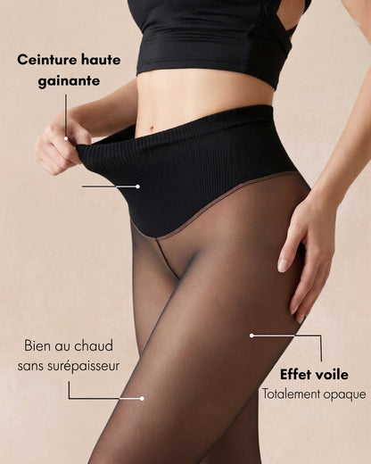 Collants doublés polaire – Ceinture haute