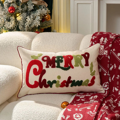 Housse de coussin de Noël brodée – photo 5