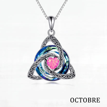 Collier nœud celtique avec pierre de naissance – photo 21