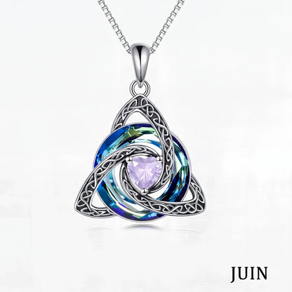 Collier nœud celtique avec pierre de naissance – photo 17