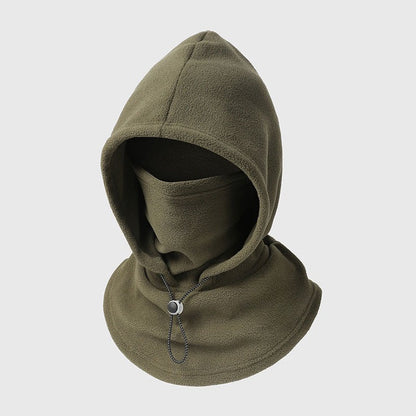 Cagoule polaire 3-en-1 doublée : tête, visage et cou