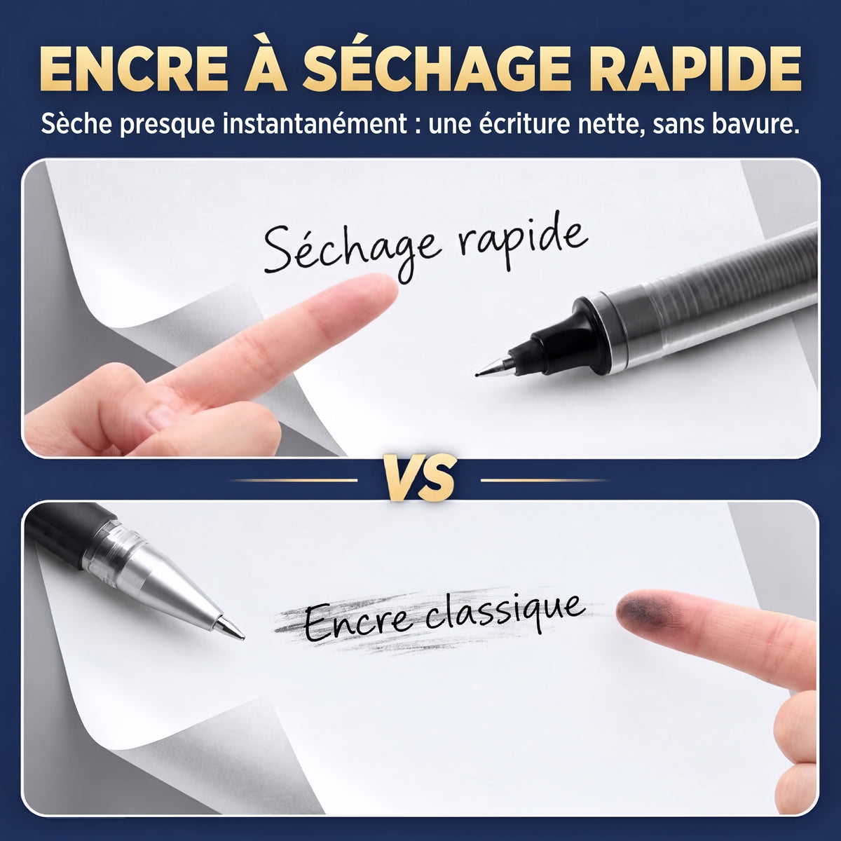Stylos roller à séchage rapide – Encre à séchage rapide