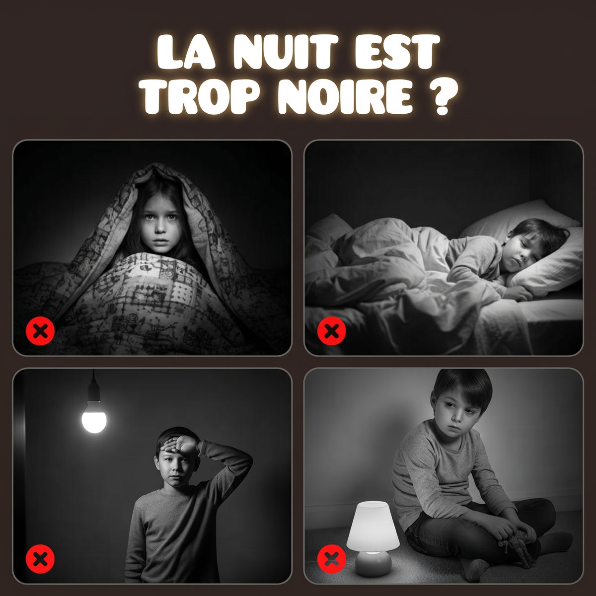 Veilleuse projecteur rotative – Océan, Coupe du monde, Flocons, Noël