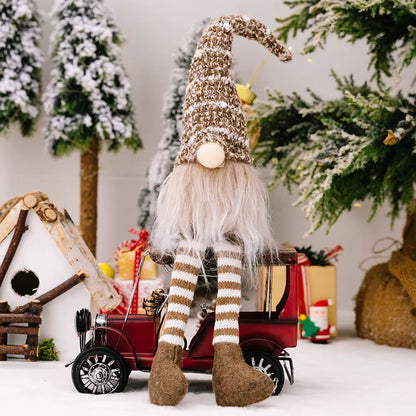 Gnome de Noël scandinave en peluche à longues jambes – photo 5