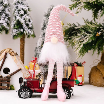 Gnome de Noël scandinave en peluche à longues jambes – photo 6