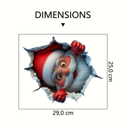 Stickers muraux de Noël effet 3D – Dimensions